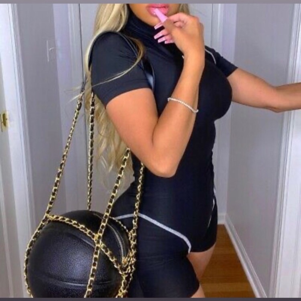 Stylish basketball handbag
